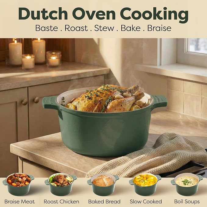Gotham Steel 5 Qt Lightweight Dutch Oven Pot - Image 10