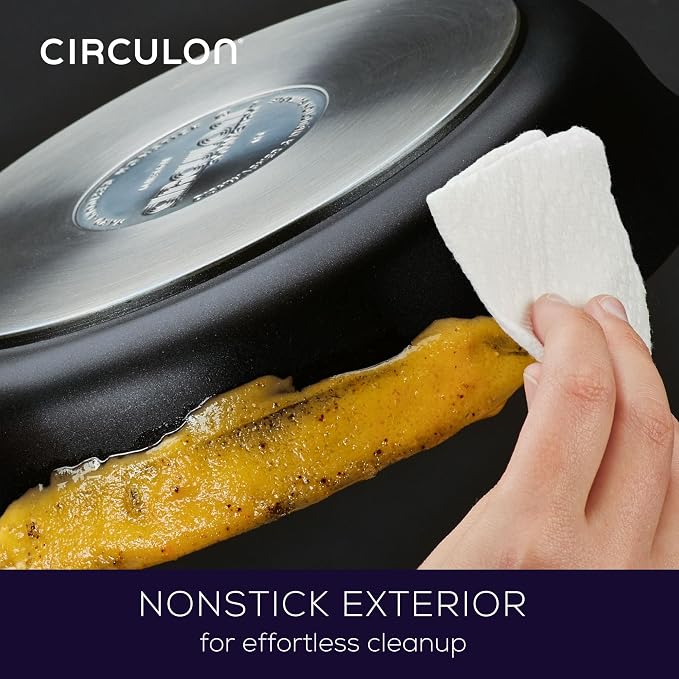 Circulon Symmetry Hard Anodized Nonstick Induction Frying Pan Twin Pack - Image 5