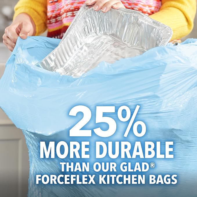 Glad Trash Bags, 13 Gallon - Image 3