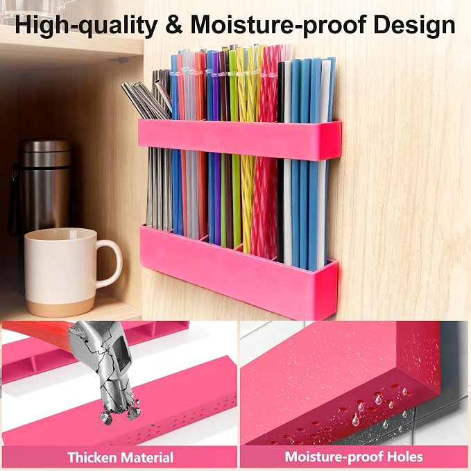 9.5” Large Acrylic Straw Holder - Image 5