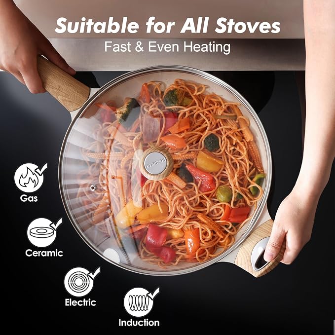 SENSARTE Ceramic Nonstick Frying Pan Skillet - Image 5