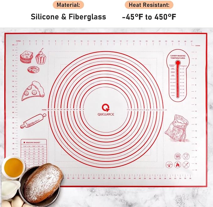 Extra Large Silicone Pastry Mat, Baking Mat - Image 2