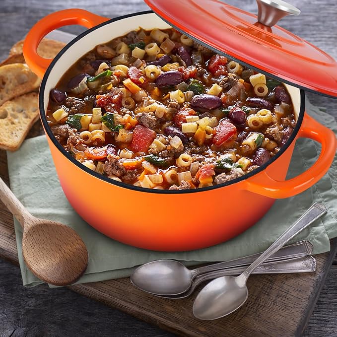E-far 3 Qt Enameled Cast Iron Dutch Oven - Image 6