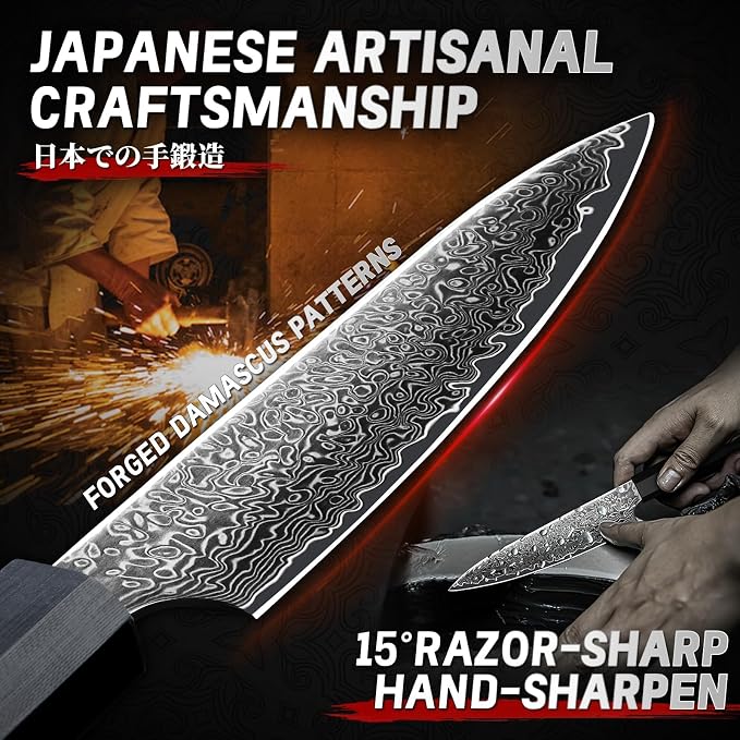 TIVOLI Damascus Kitchen Utility Knife - Image 3