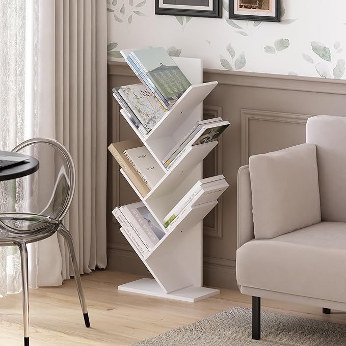Furinno Tree Book Shelf, 7-Tier Bookshelf - Image 2