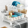 Dish Drying Rack, 2 Tier Dish Racks by IMXSUMDA