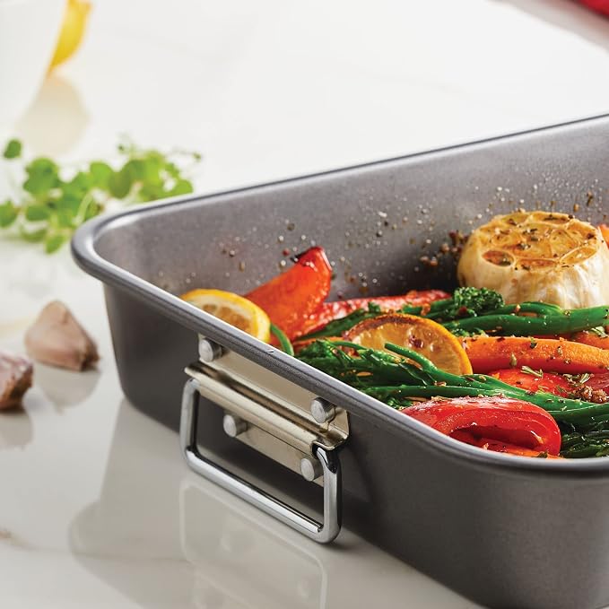Farberware Bakeware Nonstick Steel Roaster - Image 9