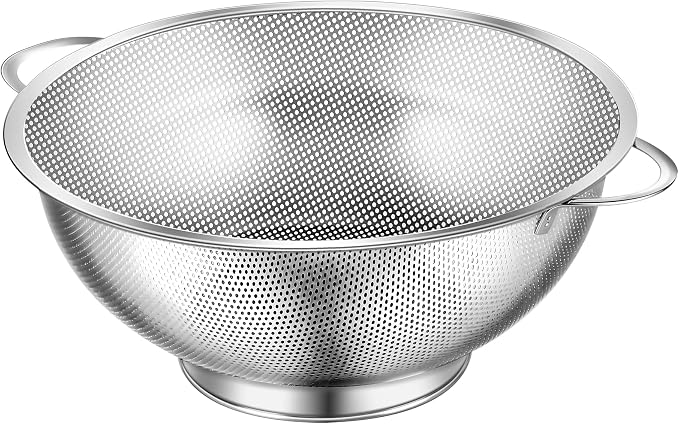 Kaishun Colander Stainless Steel 5-Quart, Strainer by Kaishun