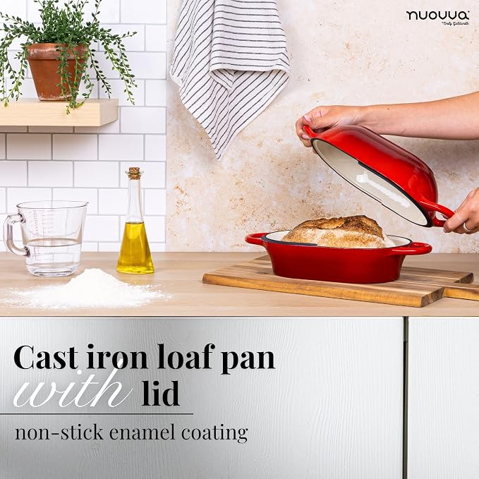 Dutch Oven For Sourdough Bread Baking – Enamelled Cast Iron Bread Loaf Pot – - Image 5