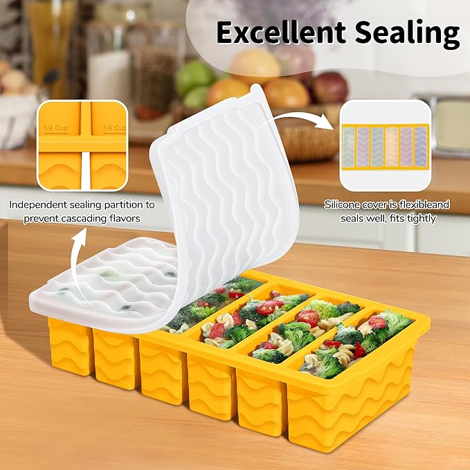 2-Pack Silicone Freezer Trays - Image 5