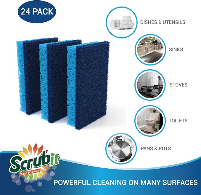 SCRUBIT Kitchen Scrub Sponges - Image 6