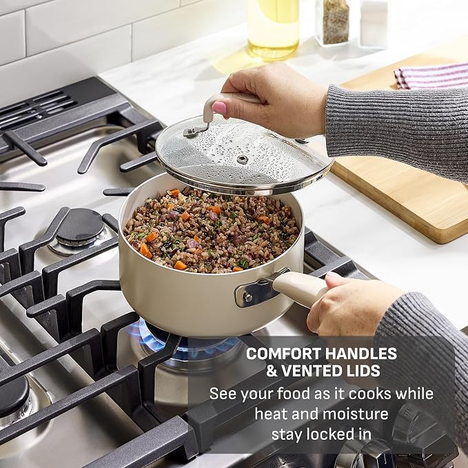T-Fal Signature Nonstick 8” & 10” Frying Pan Skillet Set, Dishwasher Safe - Image 5