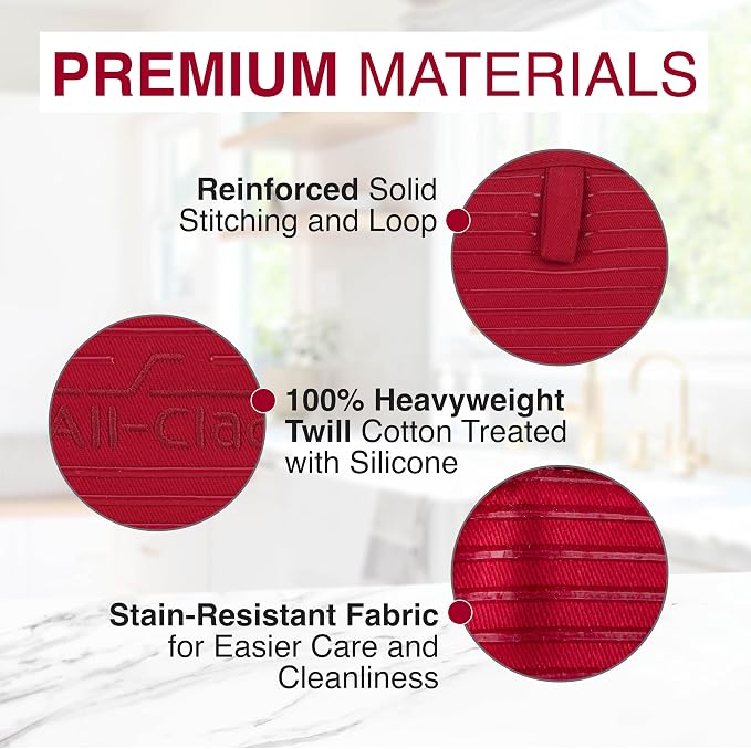 All-Clad Premium Pot Holder & Heating Pad, Heat Resistant to 500 Degrees - Image 5