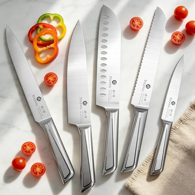 imarku High Carbon Stainless Steel Gyutou Knife Set - Image 7