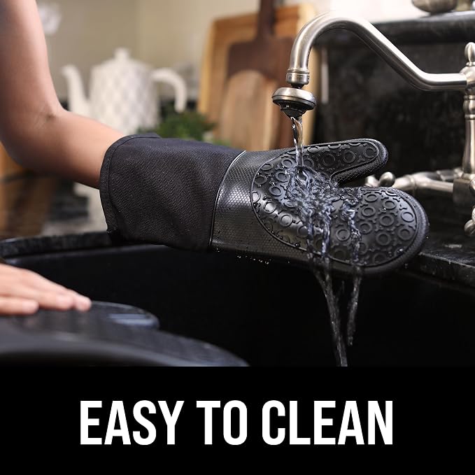 BPA-Free Silicone Oven Mitts Ultra Heat Resistant up to 500°F - Image 5