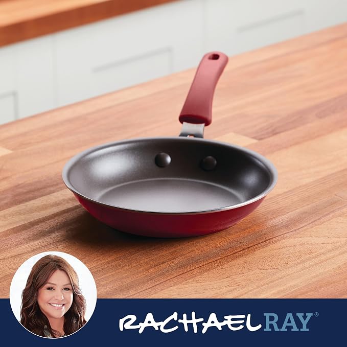 Rachael Ray Cook + Create Nonstick Frying Pan/Skillet, 8.5 Inch - Image 6
