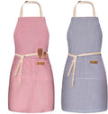 BeLuyi 2 Pack Adjustable Bib Apron by BELUYI
