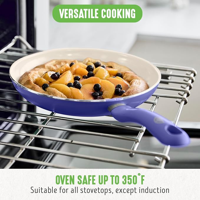 GreenLife 16 Piece Nonstick Cookware Set, Soft Grip Non-Toxic PFAS-Free Ceramic - Image 11
