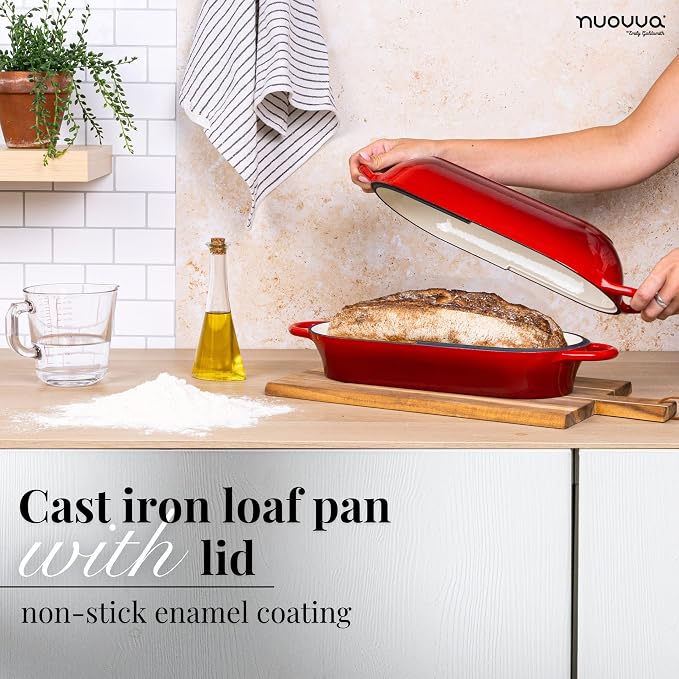 Enamelled Cast Iron Bread Loaf Pot – Dutch Oven - Image 6