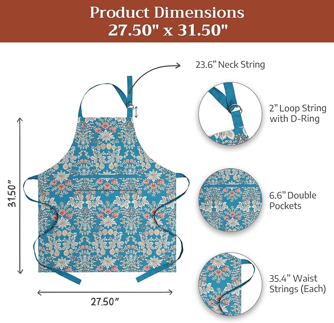 Maison d' Hermine 100% Cotton Apron - Image 7
