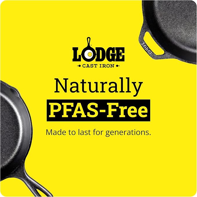 Lodge Seasoned Cast Iron Skillet 10.25 Inches - Image 11
