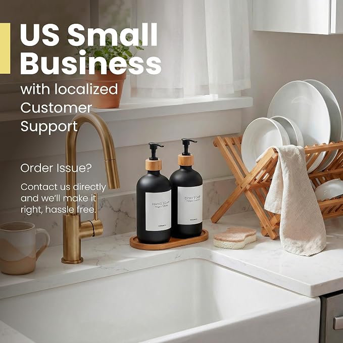 MaisoNovo Glass Dish Soap Dispenser - Image 3