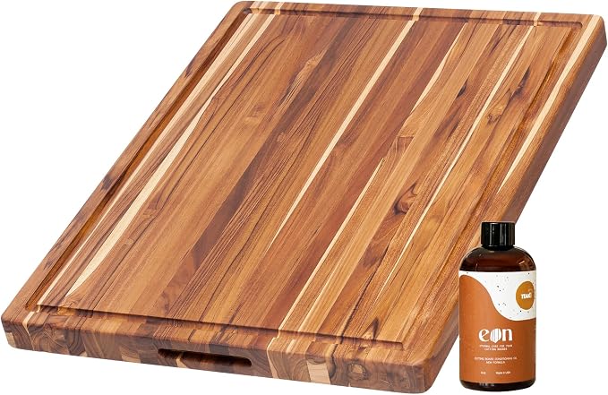 Teakhaus Carving Board and Cutting Board Oil Set by TEAKHAUS