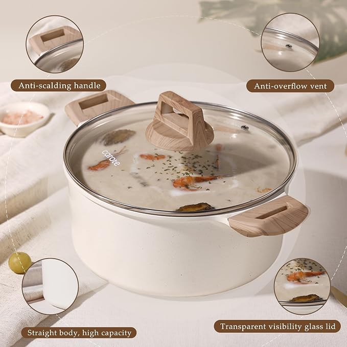 CAROTE 8 Qt Nonstick Stock Pot - Image 6
