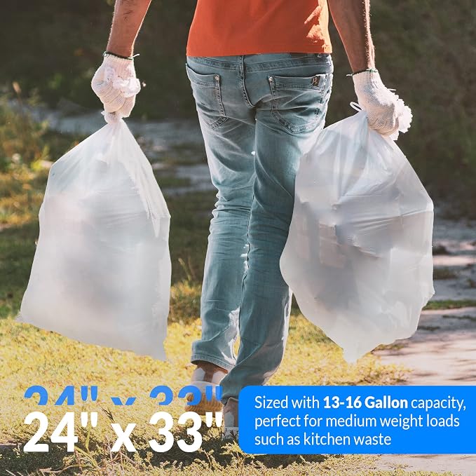 Reli. SuperValue 13 Gallon Trash Bags | 1000 Count Bulk | Tall Kitchen | Can - Image 4