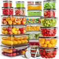 52 PCS Food Storage Containers by JSCARES