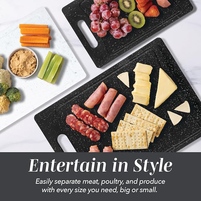 COOK WITH COLOR Non-Slip Cutting Board Set – Kitchen Essentials with Easy Grip - Image 6