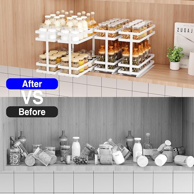 Mustorn Pull Out Spice Rack Organizer - Image 8