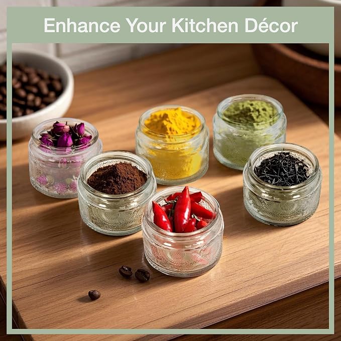 4 oz Colored Mini Glass Jars - Image 6