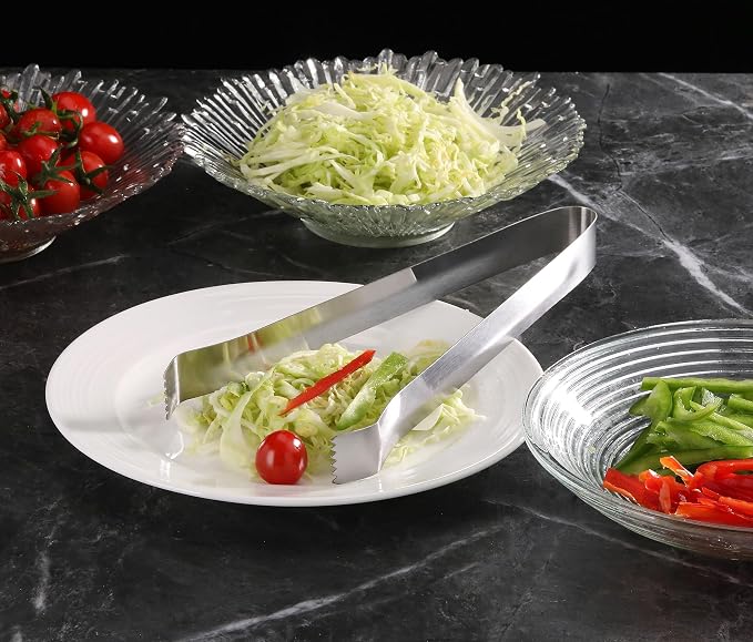 New Star Foodservice 42276 Restaurant-Grade Pom Tong, Stainless Steel, 9 inch - Image 4