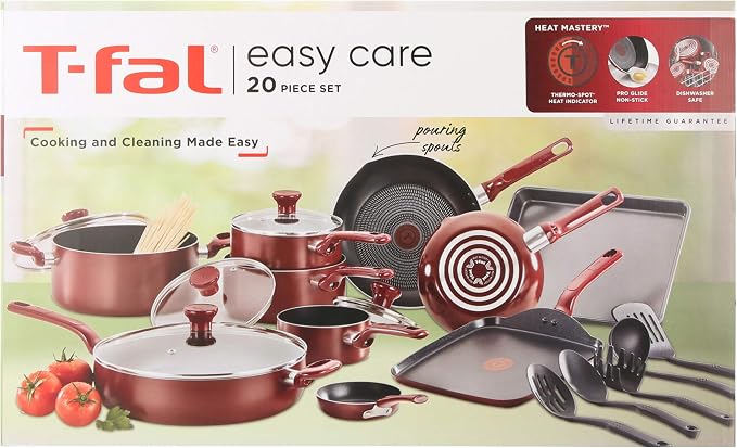 T-fal Everything in Kitchen Dishwasher Safe Cookware Set - Image 3