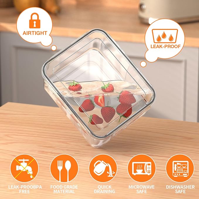 5 PCS Large Fruit Storage Containers - Image 6