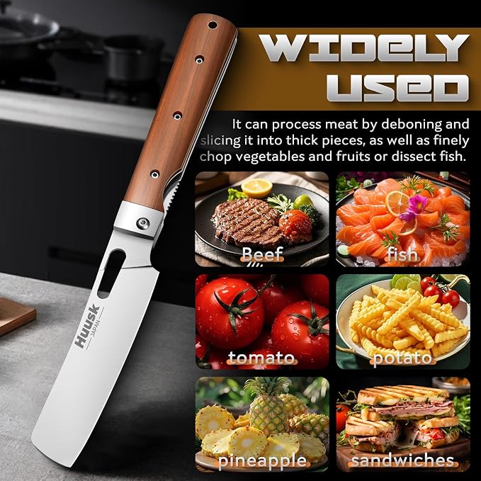 Huusk Folding Chef Knife Set - Image 5