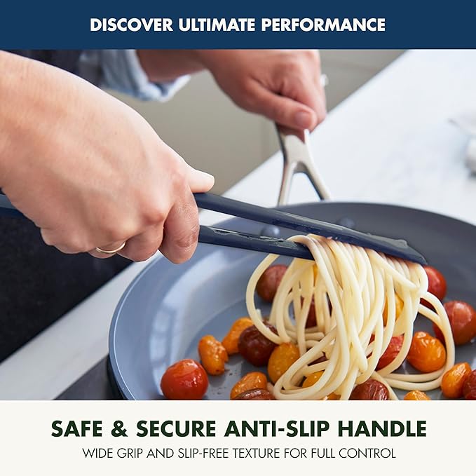 GreenPan Silicone Tong, Cooking Grilling Serving, Kitchen Utensil, Flexible - Image 5