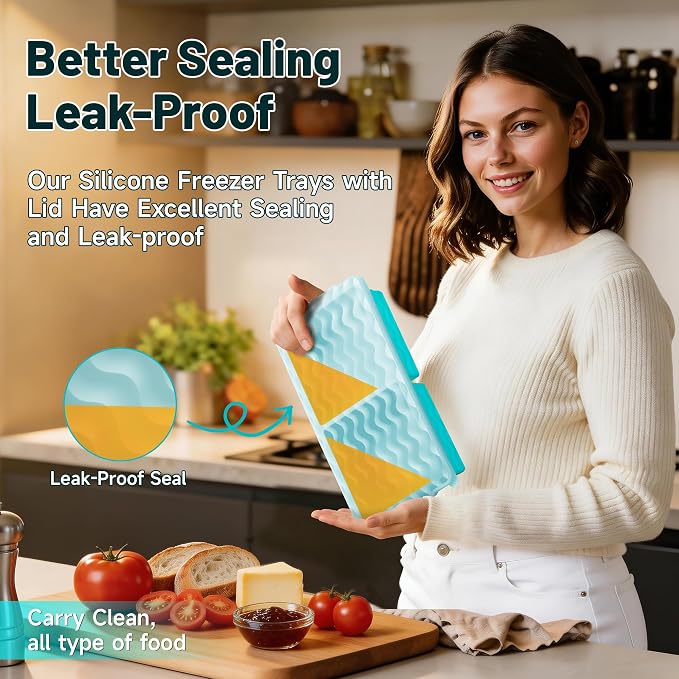 3-Pack Silicone Freezer Trays - Image 3