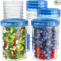 Food Storage Freezer Containers Clear Bottom by OrderNow