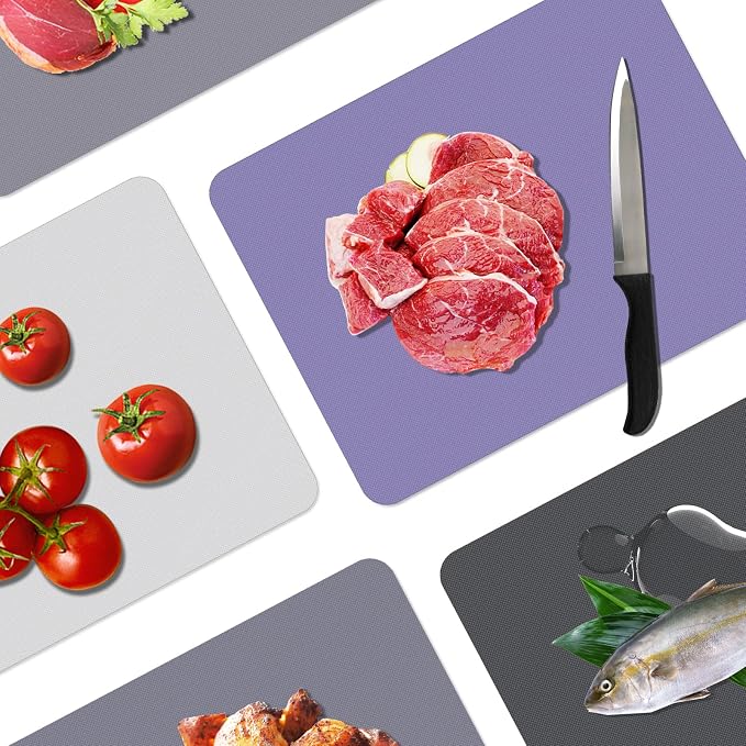 WK Small Flexible Plastic Cutting Boards - Image 4