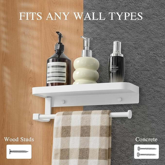 JOOM Hand Towel Holder for Bathroom -Paper Towel Holder Wall Mount - Image 5