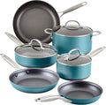 Anolon Achieve Hard Anodized Nonstick Cookware Pots and Pans Set, 9 Piece by Anolon