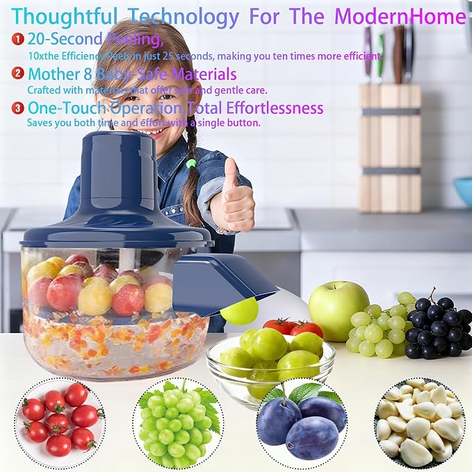 Automatic Grape Peeler Machine, Electric Peeling Machine - Image 2