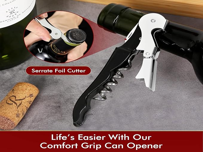Kit-Home Professional Waiter Corkscrew Wine Openers Set, Upgraded - Image 5