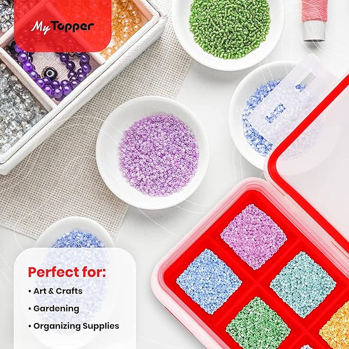 IceTopper Ice Cube Tray with 2 Attached Lids - Image 5