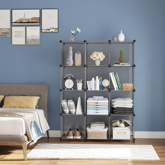 AWTATOS Cube Storage Organizer Closet Storage Cubes Shelves Bookshelf Clothes - Image 2
