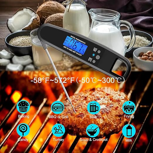 Meat Thermometer Digital, IP67 Waterproof Cooking Thermometer - Image 8