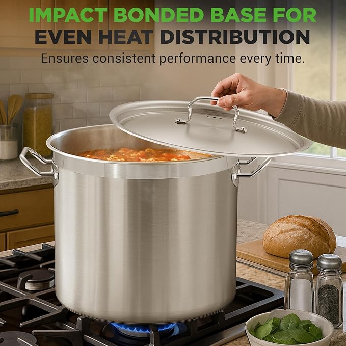 NutriChef Stainless Steel Stock Pot - Image 6