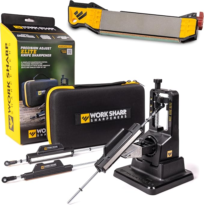 Work Sharp Precision Adjust Elite Set Knife Sharpener value combo bundle by WorkSharp
